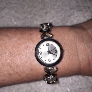 Heart watch bracelet